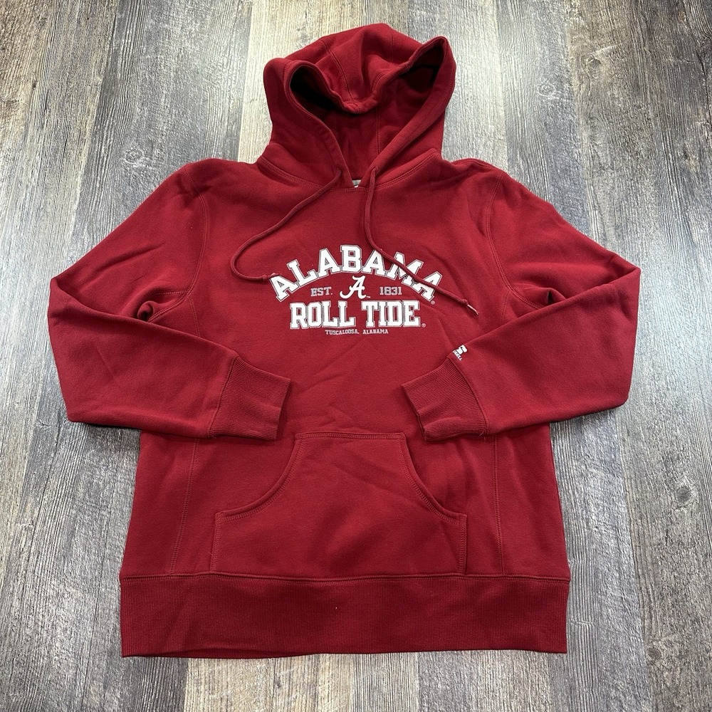 Russell Athletic‎ Men's Alabama Crimson Roll Tide Pullover Hoodie Sweatshirt M